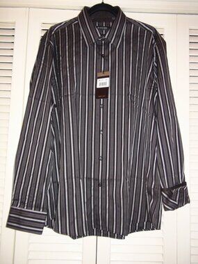 Zagiri Polly Black Jacquard Stripe Shirt